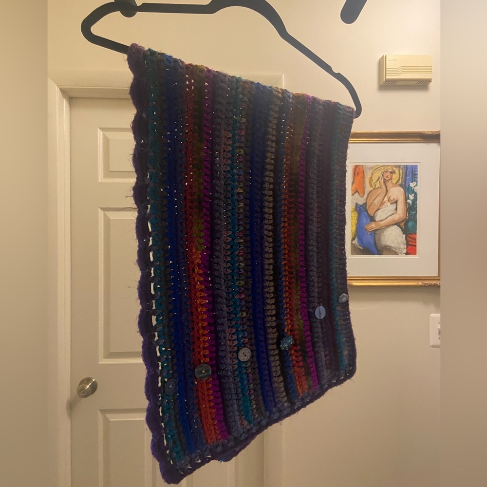 Handmade custom crochet skirt CosmicSun